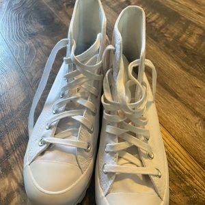 Women’s converse platform high top shoes